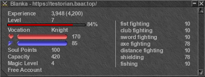 Signature for player Blanka