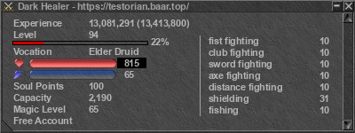 Signature for player Dark Healer