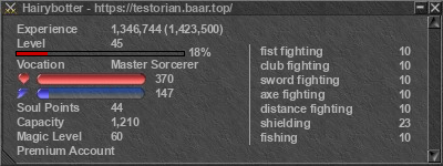 Signature for player Hairybotter