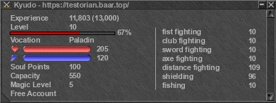 Signature for player Kyudo