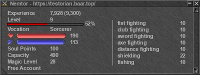 Signature for player Nemtor