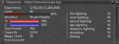 Signature for player Olegunnar