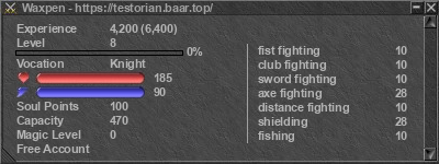 Signature for player Waxpen